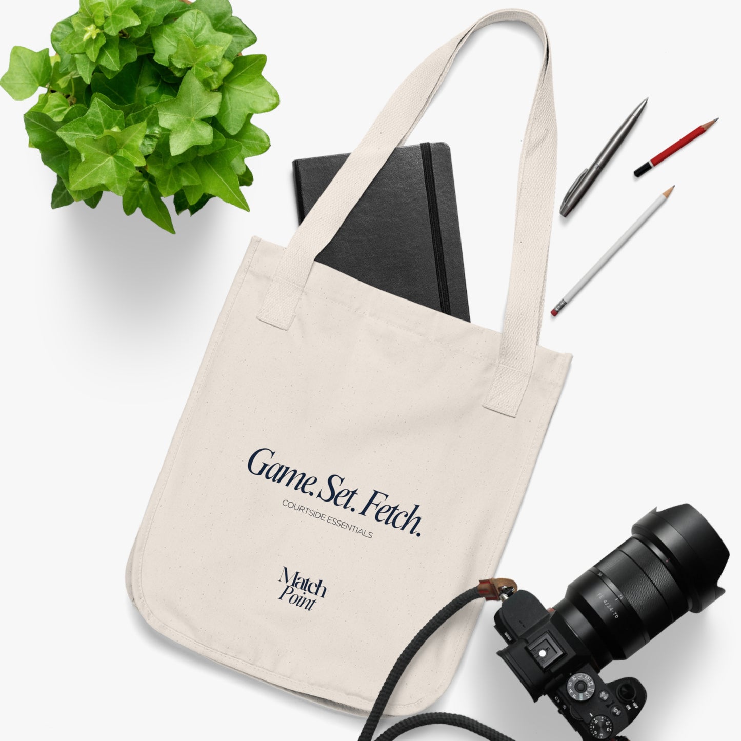 For Dog Walks & Match Days Tote – Organic Cotton